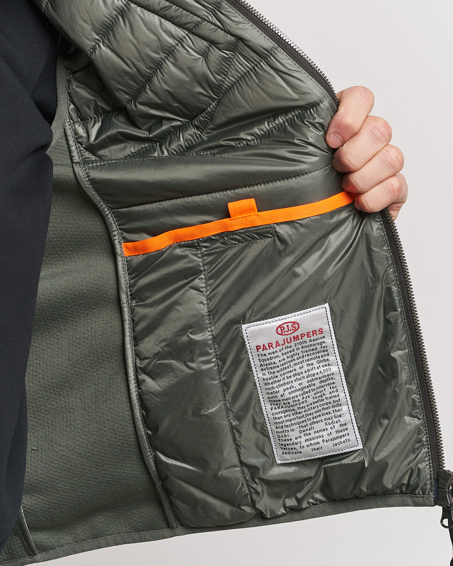Herre | Jakker | Parajumpers | Zavier Hybrid Vest Thyme Green