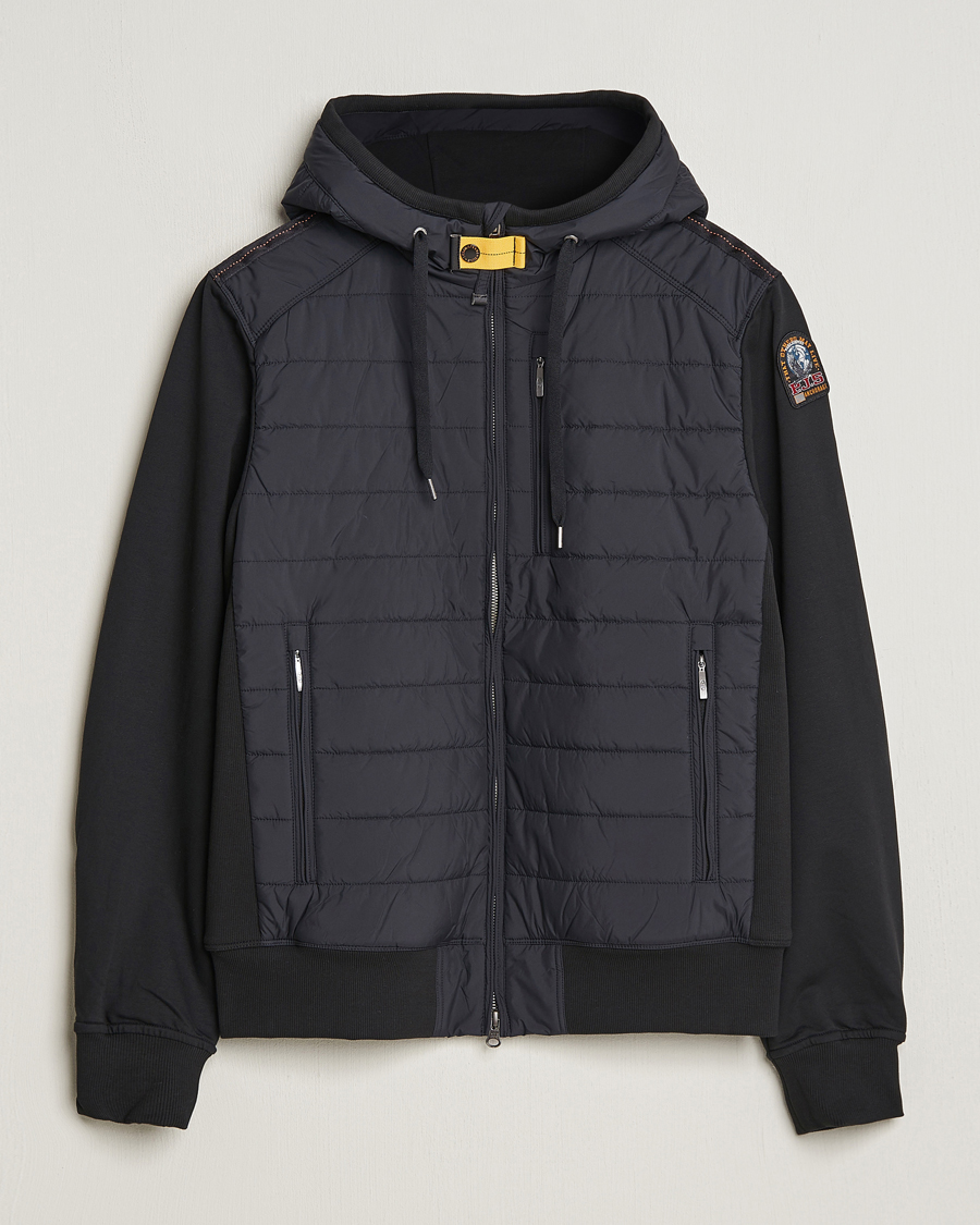 Herre | Jakker | Parajumpers | Ivor Hybrid Hooded Jacket Black