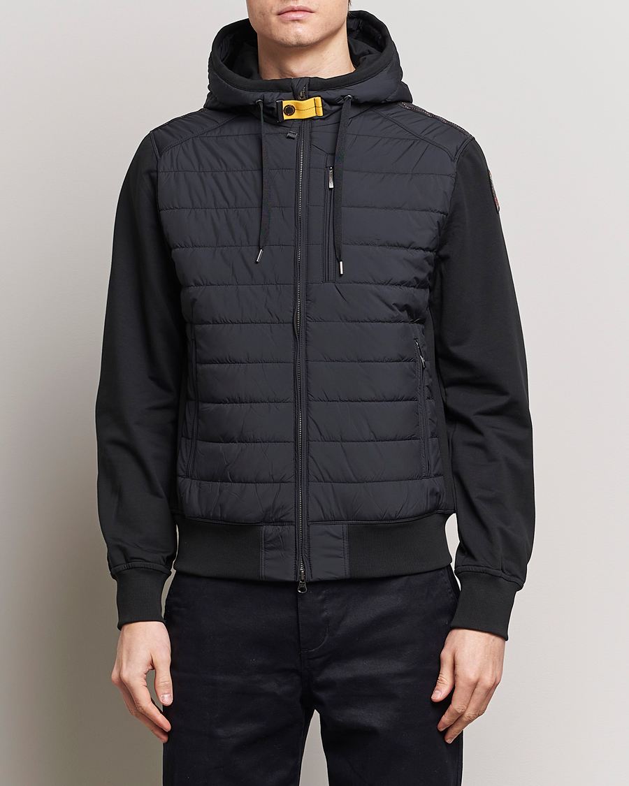 Herre | Parajumpers | Parajumpers | Ivor Hybrid Hooded Jacket Black