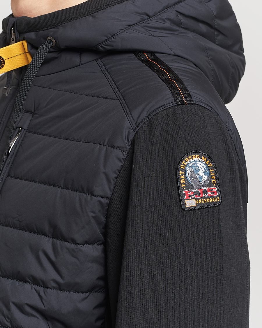 Herre | Jakker | Parajumpers | Ivor Hybrid Hooded Jacket Black