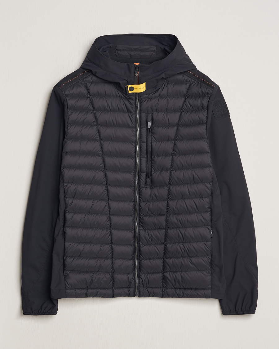 Herre | Jakker | Parajumpers | Hiram Hybrid Hooded Jacket Black