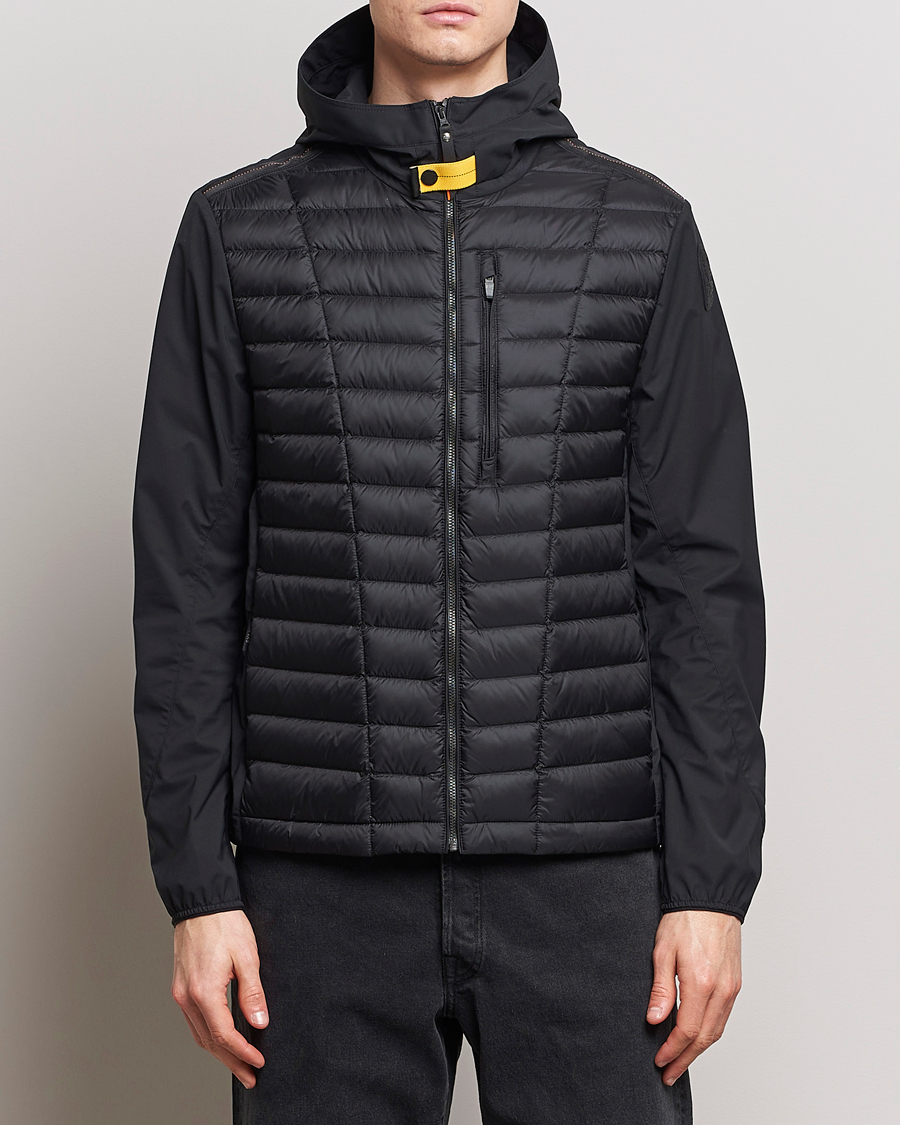 Herre |  | Parajumpers | Hiram Hybrid Hooded Jacket Black