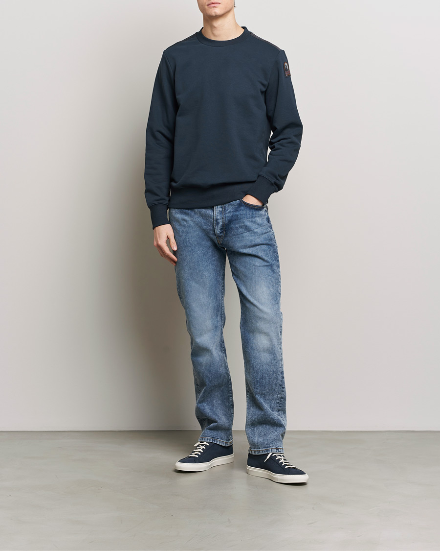 Herre | Gensere | Parajumpers | K2 Super Easy Crew Neck Sweatshirt Blue Navy