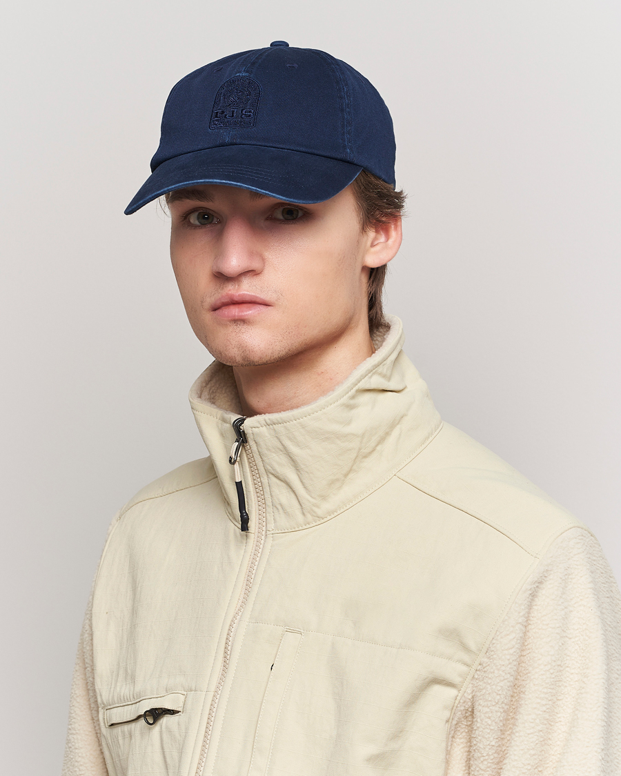 Herre | Parajumpers Ardine Logo Cap Blue Navy | Parajumpers | Ardine Logo Cap Blue Navy