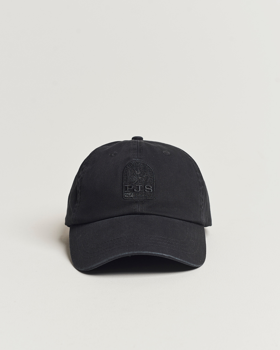 Herre | Parajumpers Ardine Logo Cap Black | Parajumpers | Ardine Logo Cap Black
