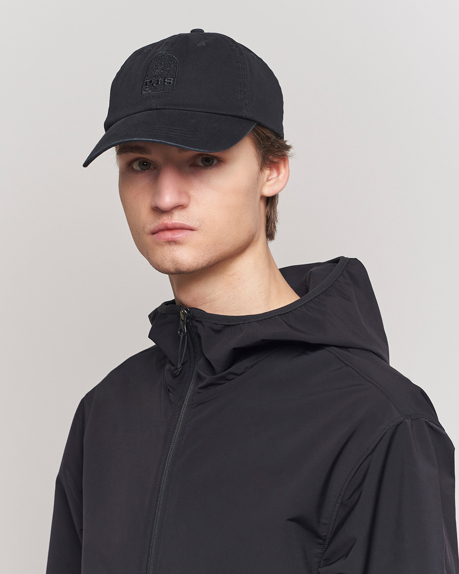 Herre | Parajumpers Ardine Logo Cap Black | Parajumpers | Ardine Logo Cap Black