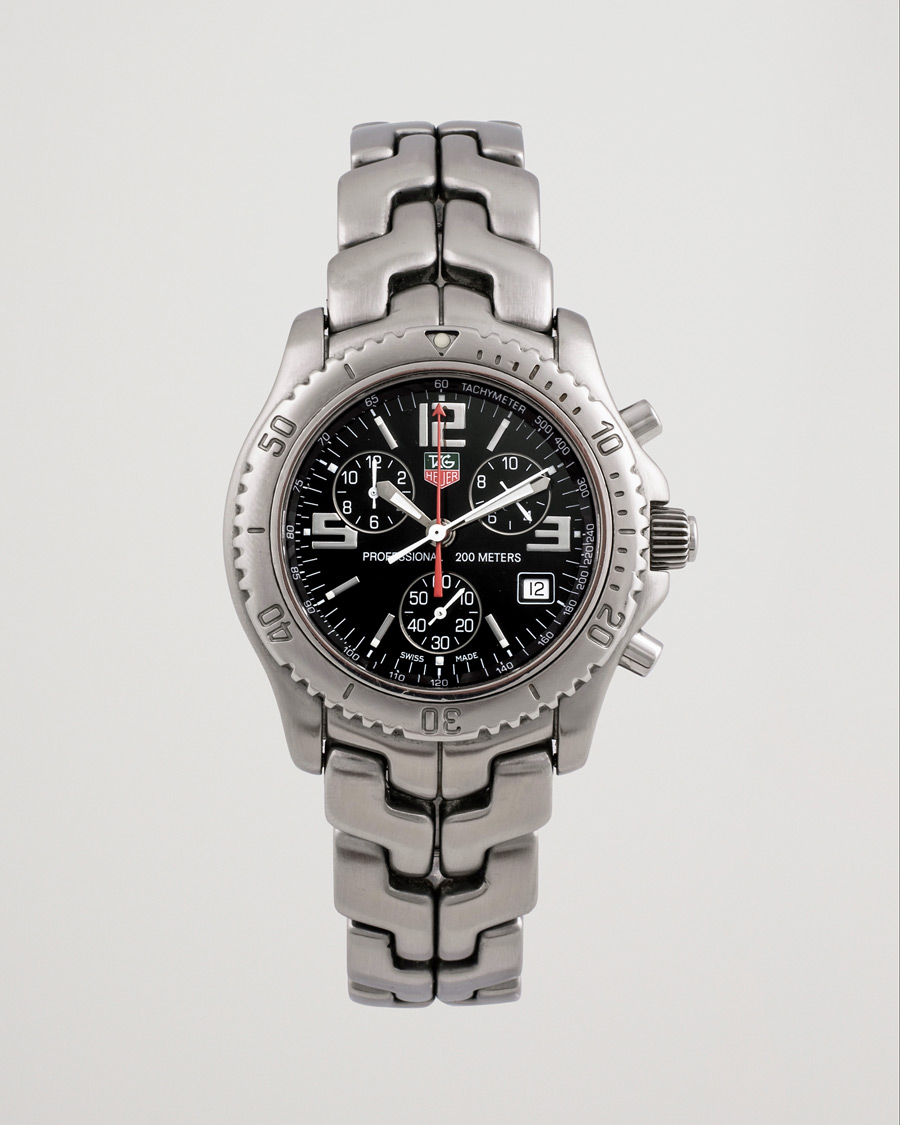 Herre | Tag Heuer Pre-Owned Link Quartz CT1111 Silver | Tag Heuer Pre-Owned | Link Quartz CT1111 Silver