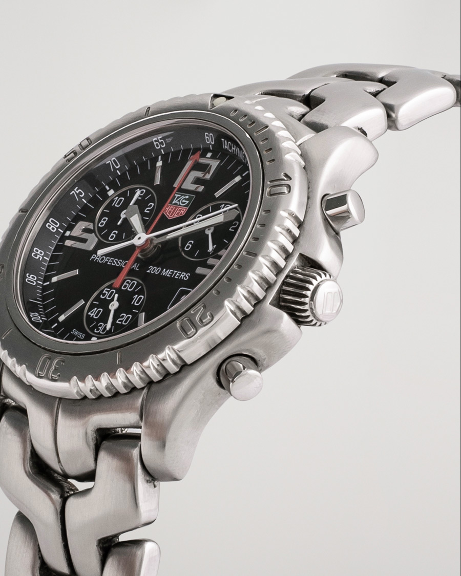 Herre | Tag Heuer Pre-Owned Link Quartz CT1111 Silver | Tag Heuer Pre-Owned | Link Quartz CT1111 Silver