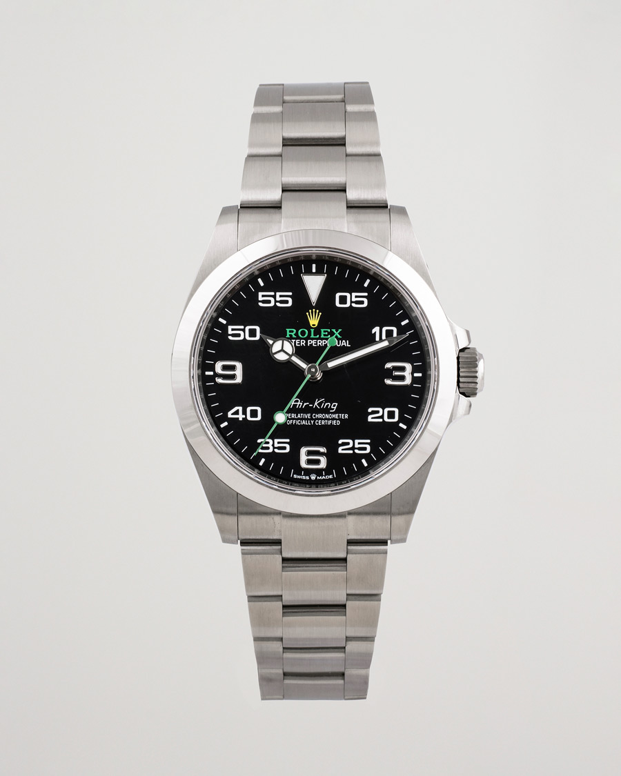 Herre | Rolex Pre-Owned Air King 126900 Silver | Rolex Pre-Owned | Air King 126900 Silver