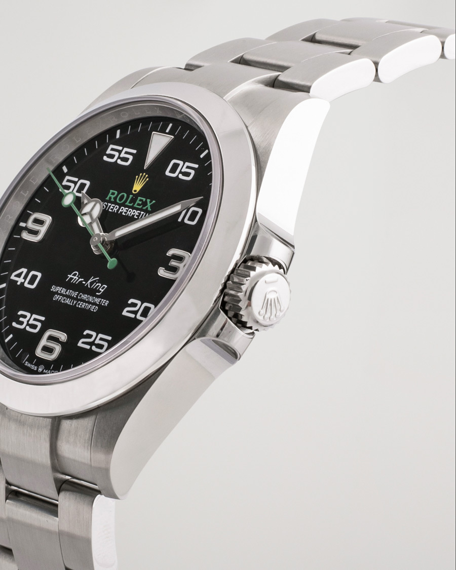 Herre | Rolex Pre-Owned Air King 126900 Silver | Rolex Pre-Owned | Air King 126900 Silver