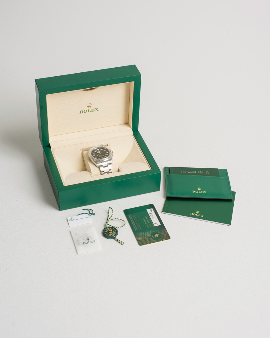 Herre | Rolex Pre-Owned Air King 126900 Silver | Rolex Pre-Owned | Air King 126900 Silver