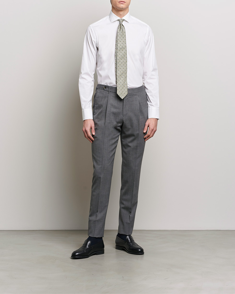 Herre | Klær | Grigio | Comfort Stretch Dress Shirt White