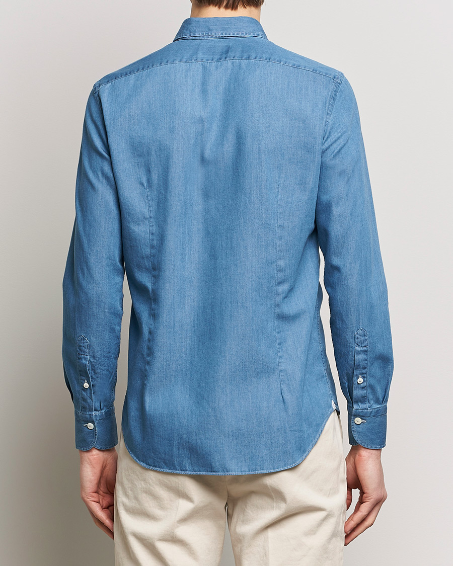 Herre | Skjorter | Grigio | Denim Shirt Medium Blue
