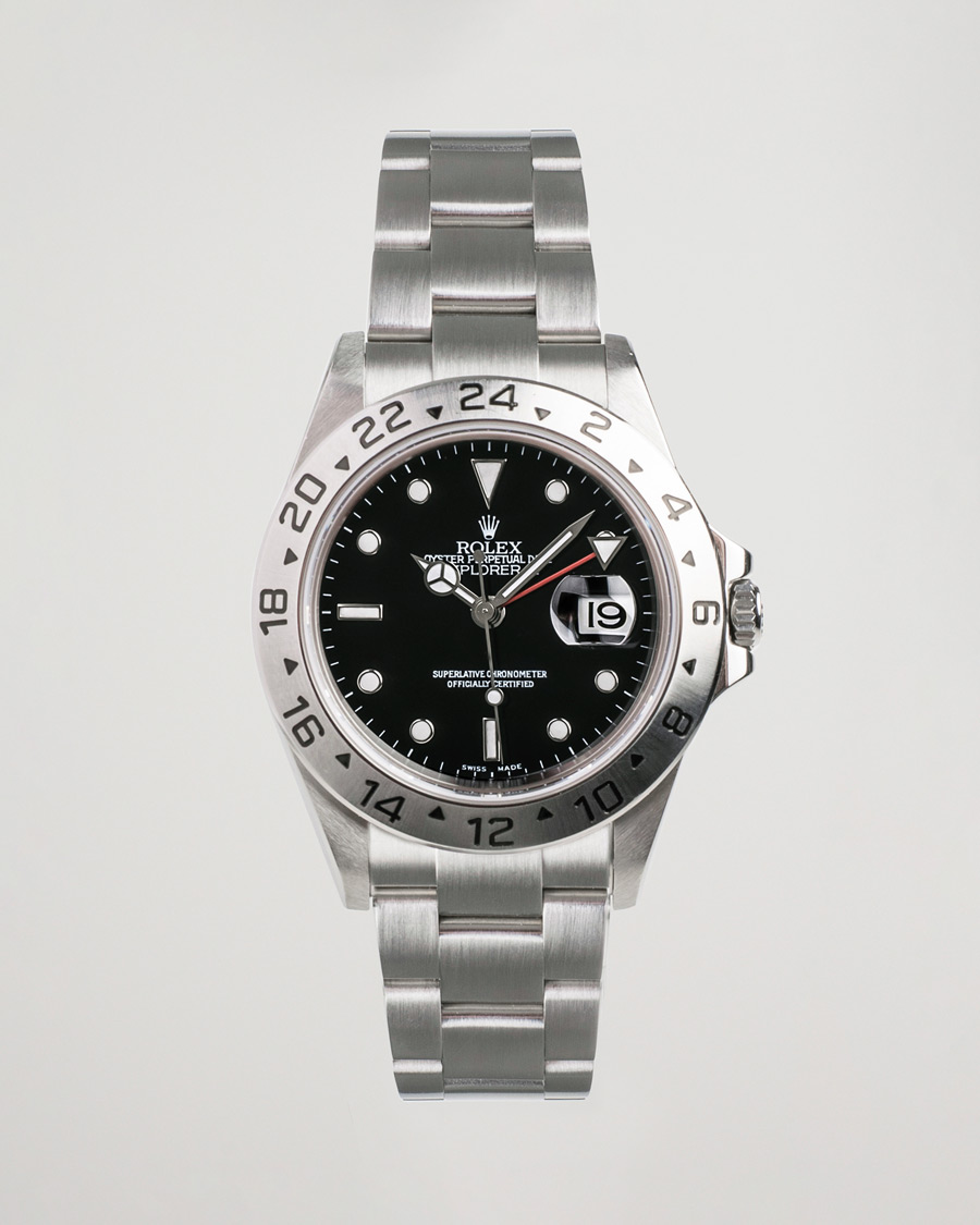 Herre | Rolex Pre-Owned Explorer II 16570 Silver | Rolex Pre-Owned | Explorer II 16570 Silver