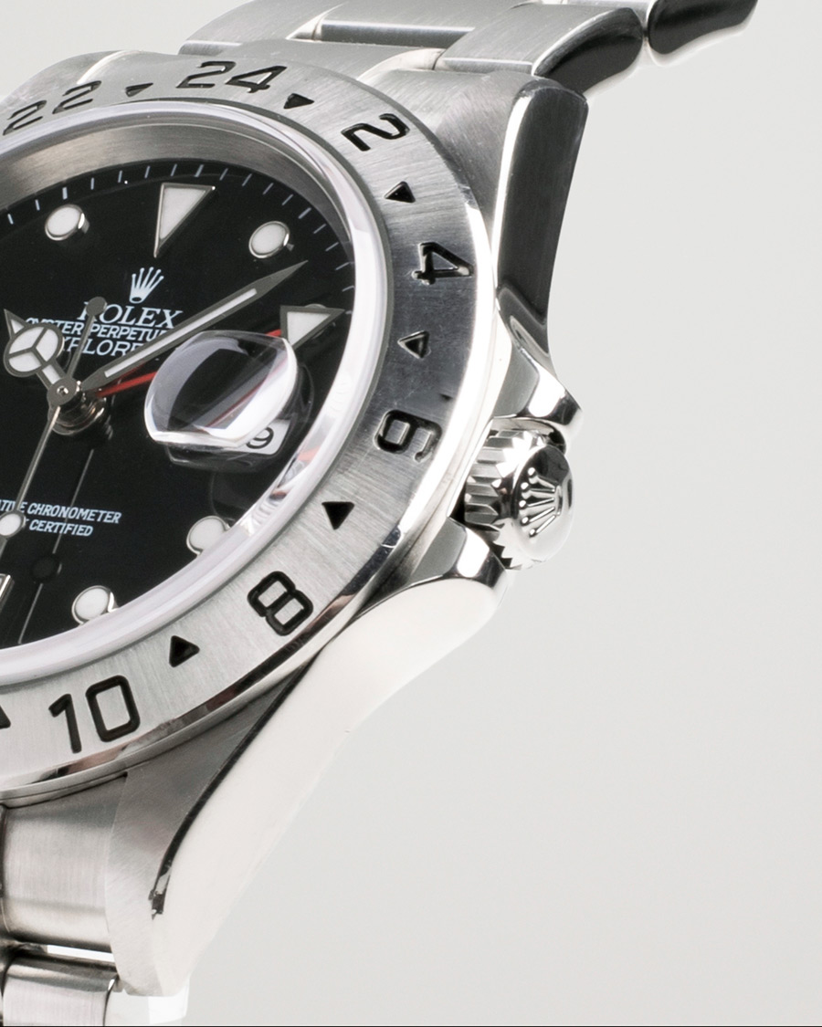 Herre | Rolex Pre-Owned Explorer II 16570 Silver | Rolex Pre-Owned | Explorer II 16570 Silver