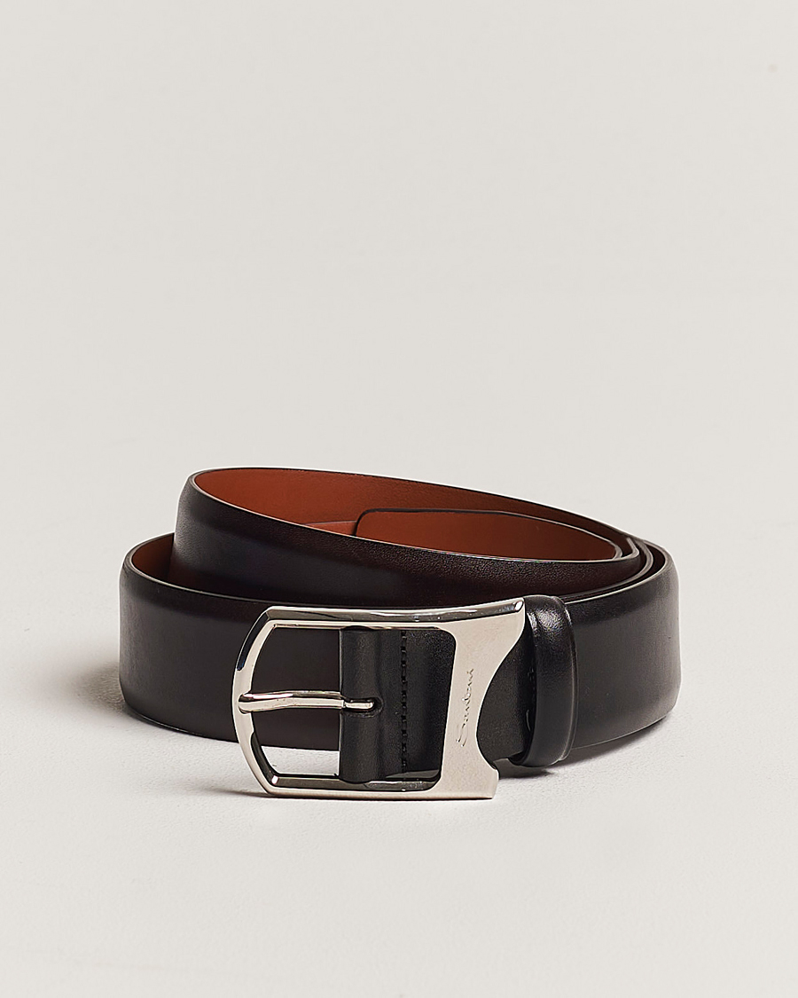Herre | Santoni Adjustable Belt Brown Leather | Santoni | Adjustable Belt Brown Leather
