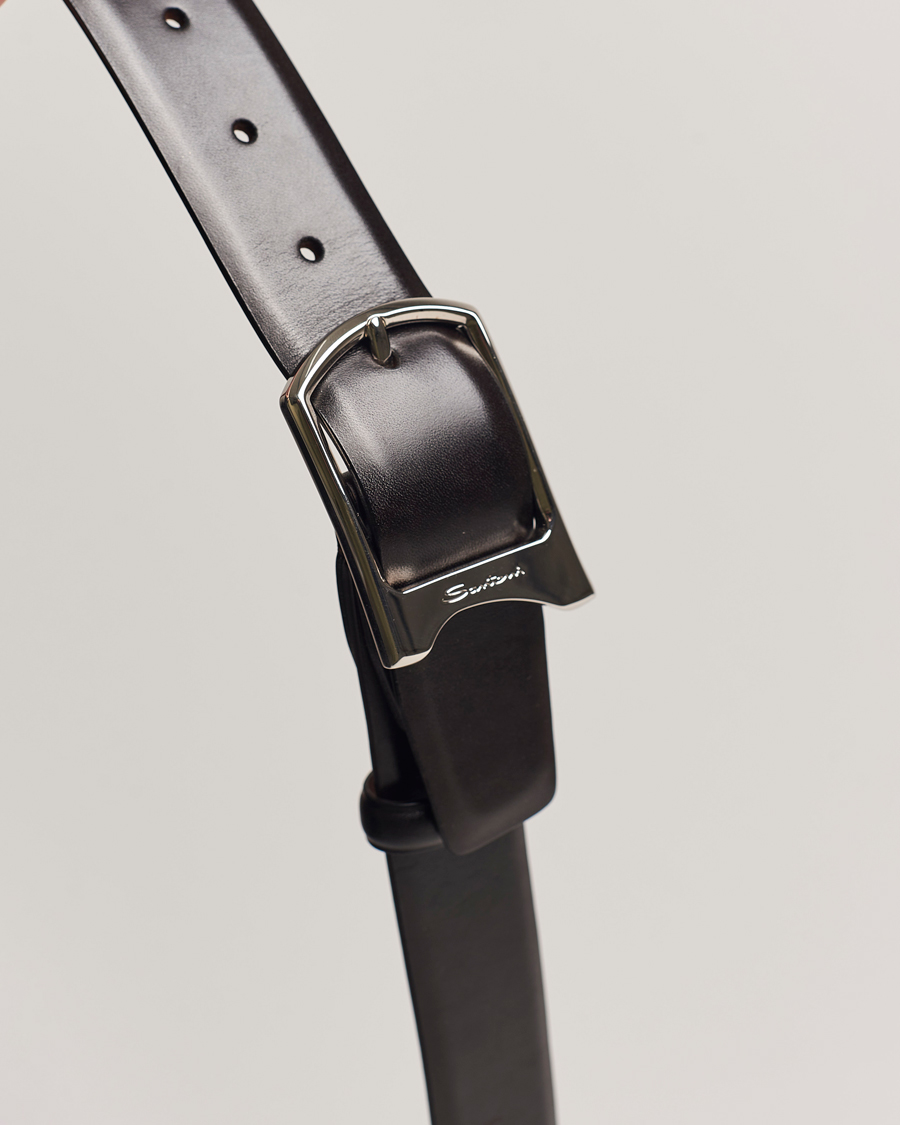 Herre | Santoni Adjustable Belt Brown Leather | Santoni | Adjustable Belt Brown Leather