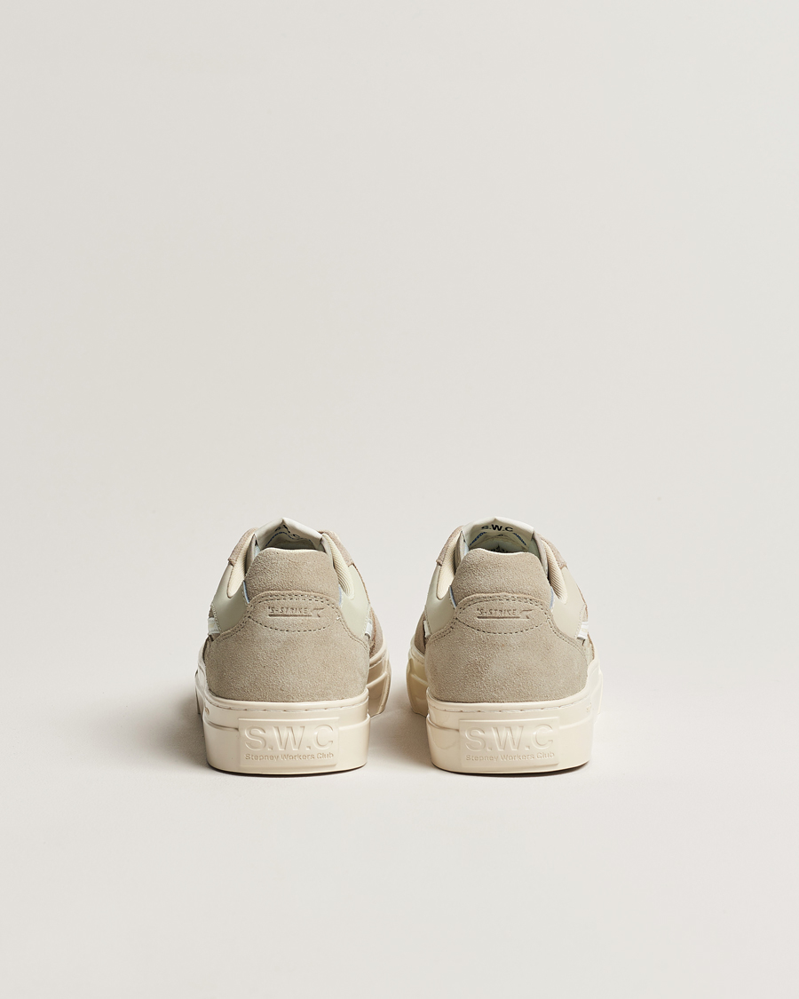 Herre | Stepney Workers Club Pearl S-Strike Suede Sneaker Lt Grey/White | Stepney Workers Club | Pearl S-Strike Suede Sneaker Lt Grey/White