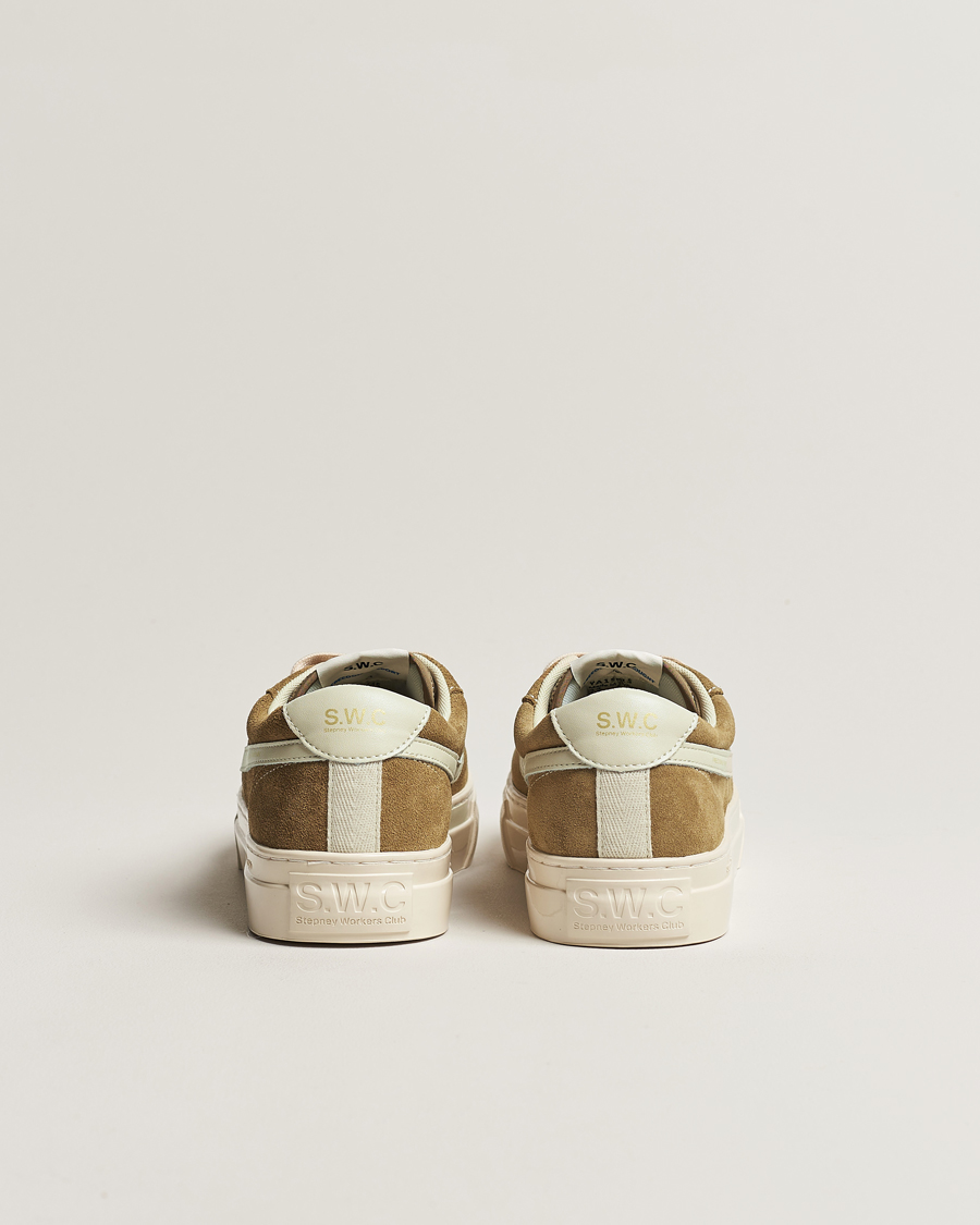 Herre | Stepney Workers Club Dellow S-Strike Suede Sneaker Desert/Ecru | Stepney Workers Club | Dellow S-Strike Suede Sneaker Desert/Ecru
