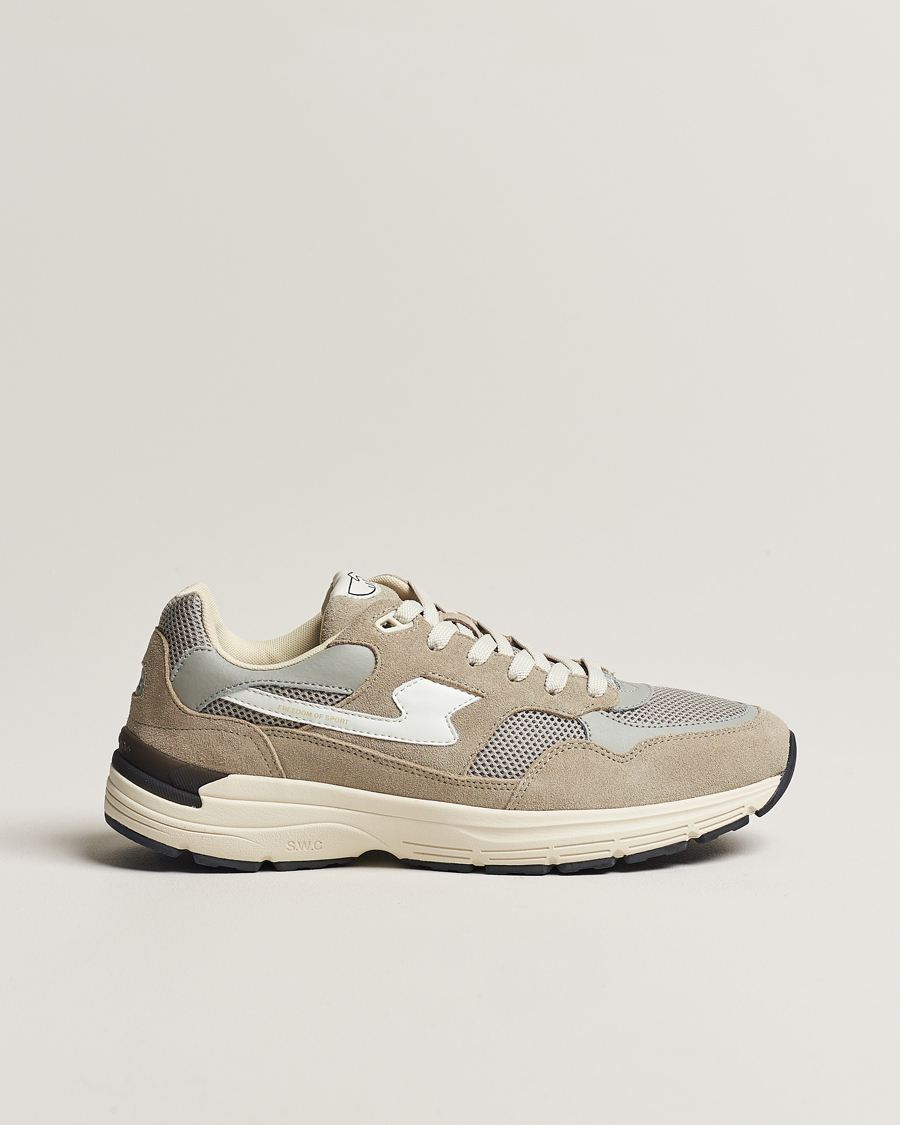 Herre | Stepney Workers Club Amiel S-Strike Suede Sneaker Lt Grey | Stepney Workers Club | Amiel S-Strike Suede Sneaker Lt Grey