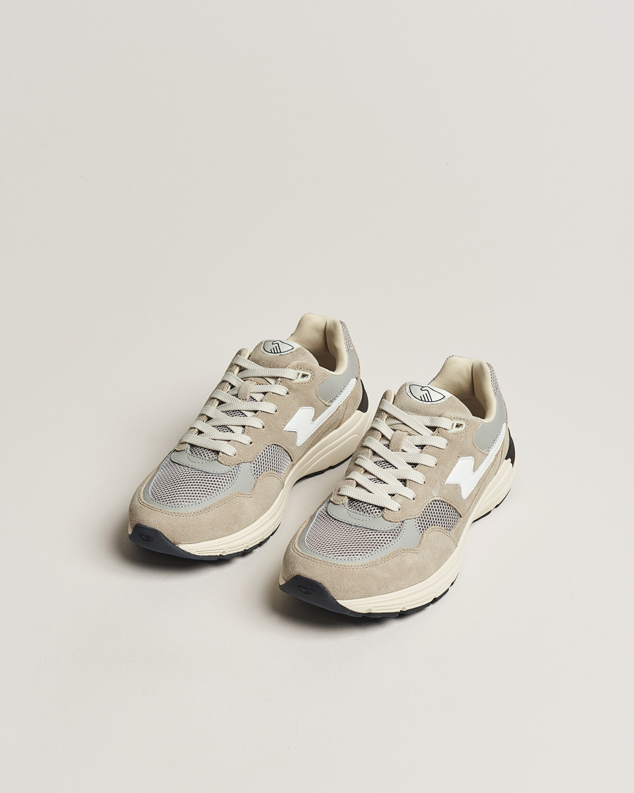 Herre | Avdelinger | Stepney Workers Club | Amiel S-Strike Suede Mix Runner Lt Grey