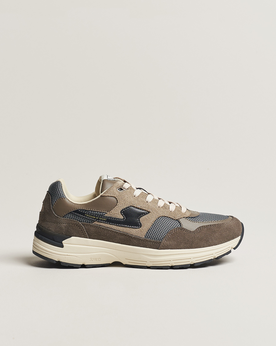 Herre | Stepney Workers Club Amiel S-Strike Suede Mix Runner Grey | Stepney Workers Club | Amiel S-Strike Suede Mix Runner Grey