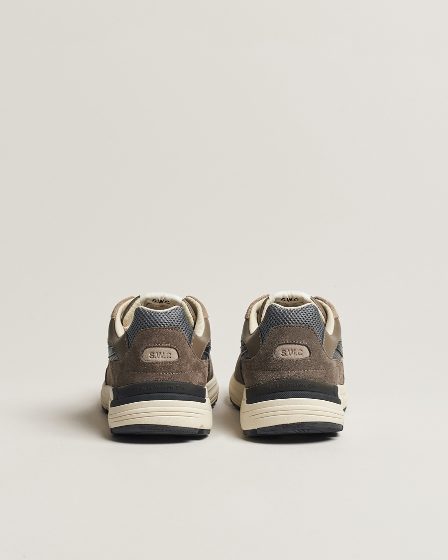 Herre | Stepney Workers Club Amiel S-Strike Suede Mix Runner Grey | Stepney Workers Club | Amiel S-Strike Suede Mix Runner Grey