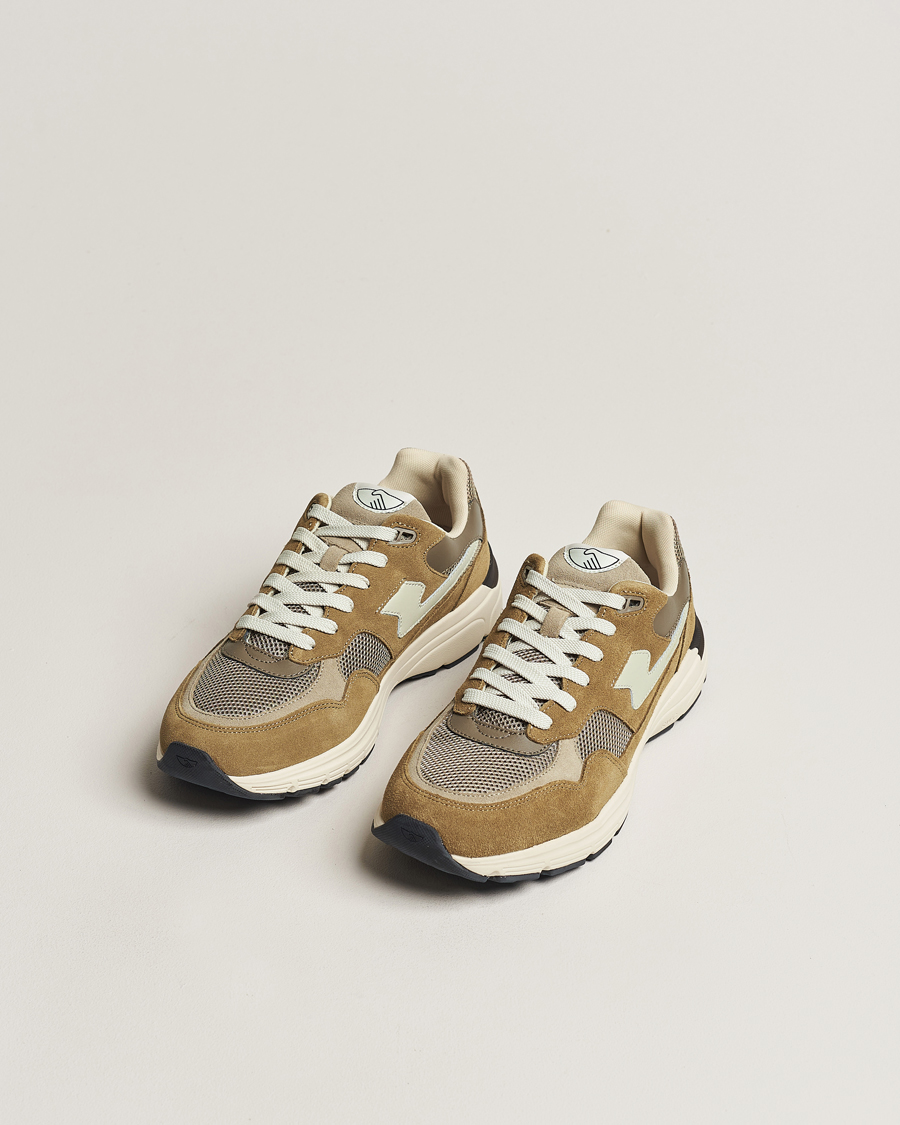 Herre | Sko | Stepney Workers Club | Amiel S-Strike Suede Mix Runner Desert