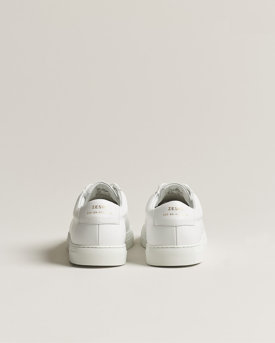 Herre | Zespà ZSP4 Nappa Leather Sneakers White | Zespà | ZSP4 Nappa Leather Sneakers White