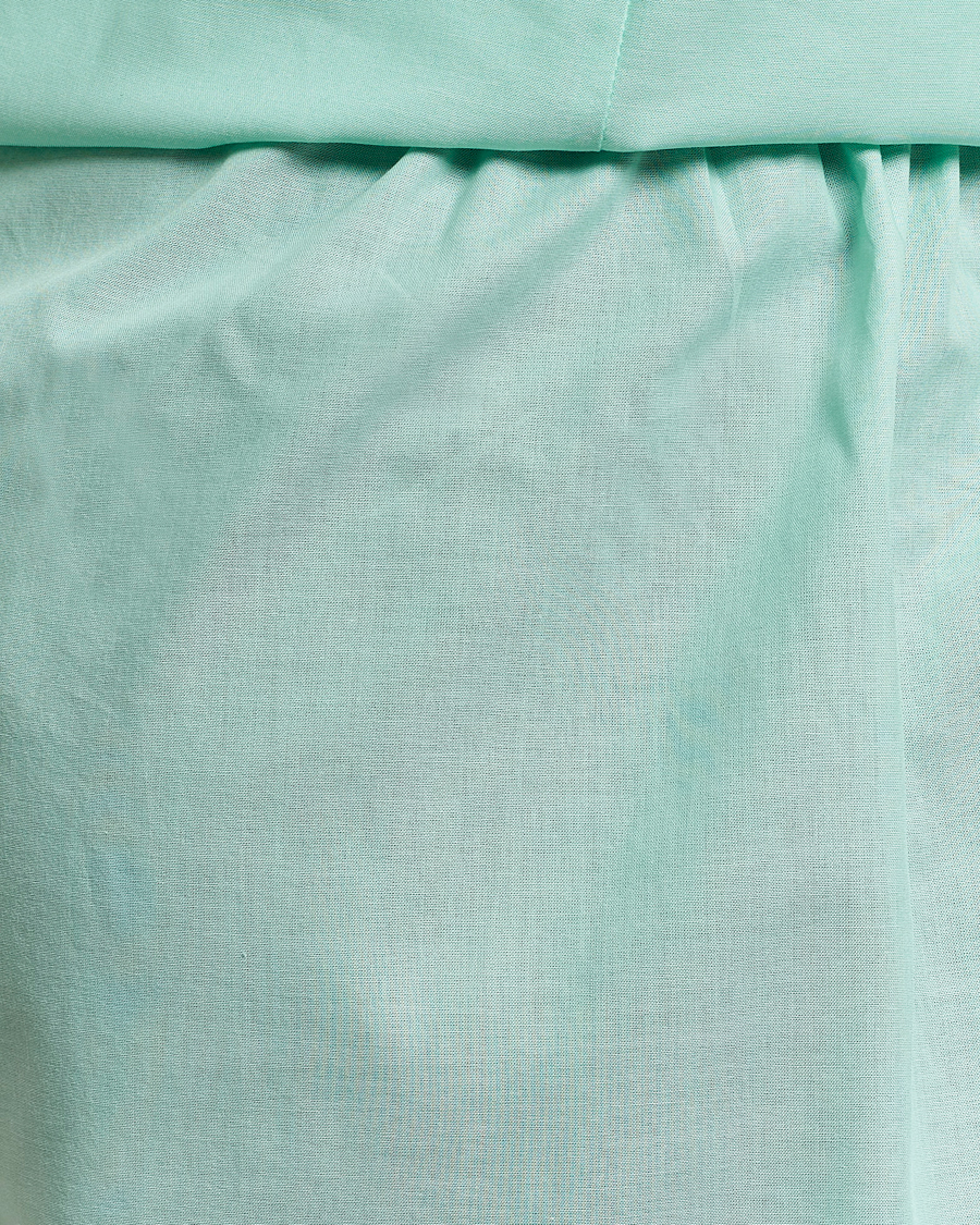 Herre | Pyjamaser og badekåper | Derek Rose | Shortie Cotton Pyjama Set Mint