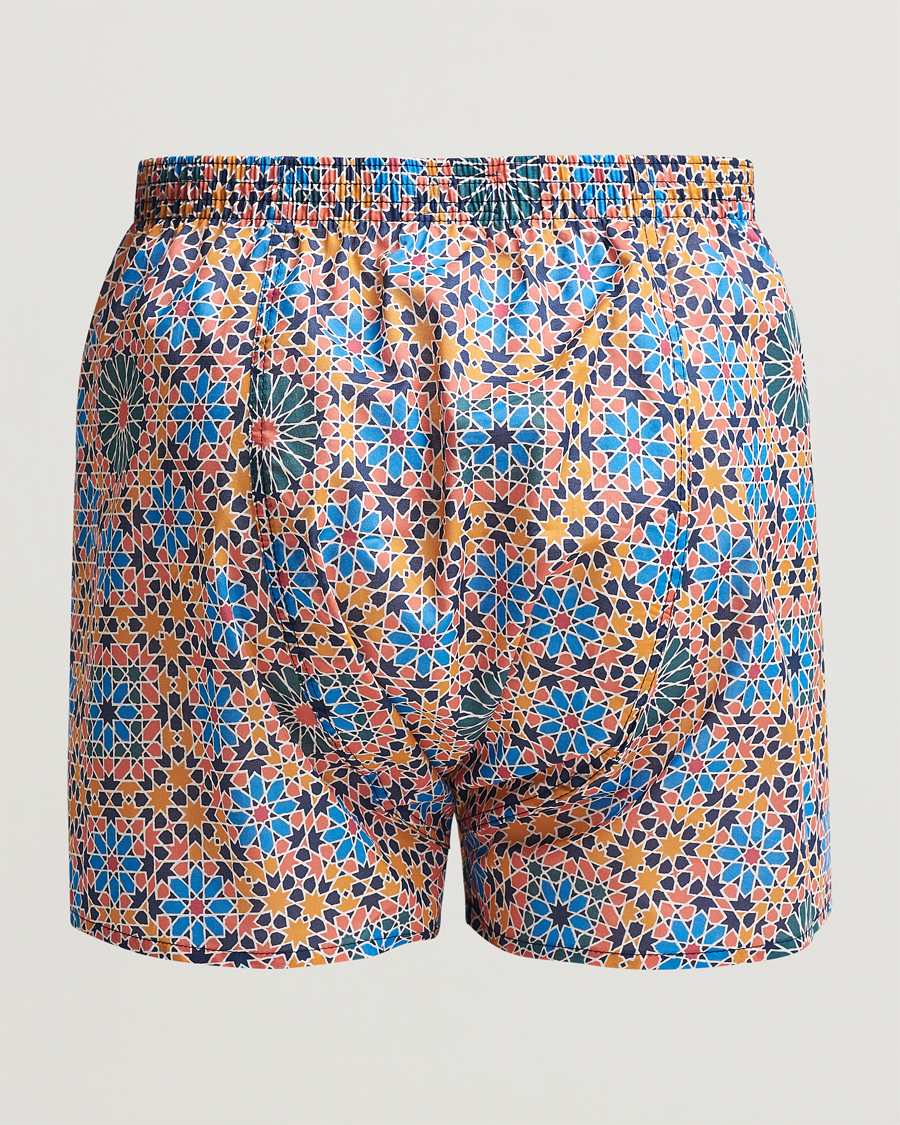 Herre | Avdelinger | Derek Rose | Classic Fit Woven Cotton Boxer Shorts Multi