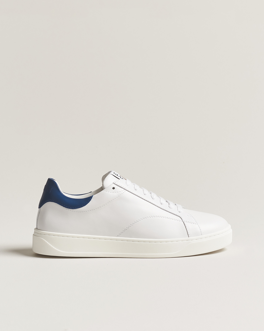 Herre | Lanvin DBB0 Sneakers White/Navy | Lanvin | DBB0 Sneakers White/Navy