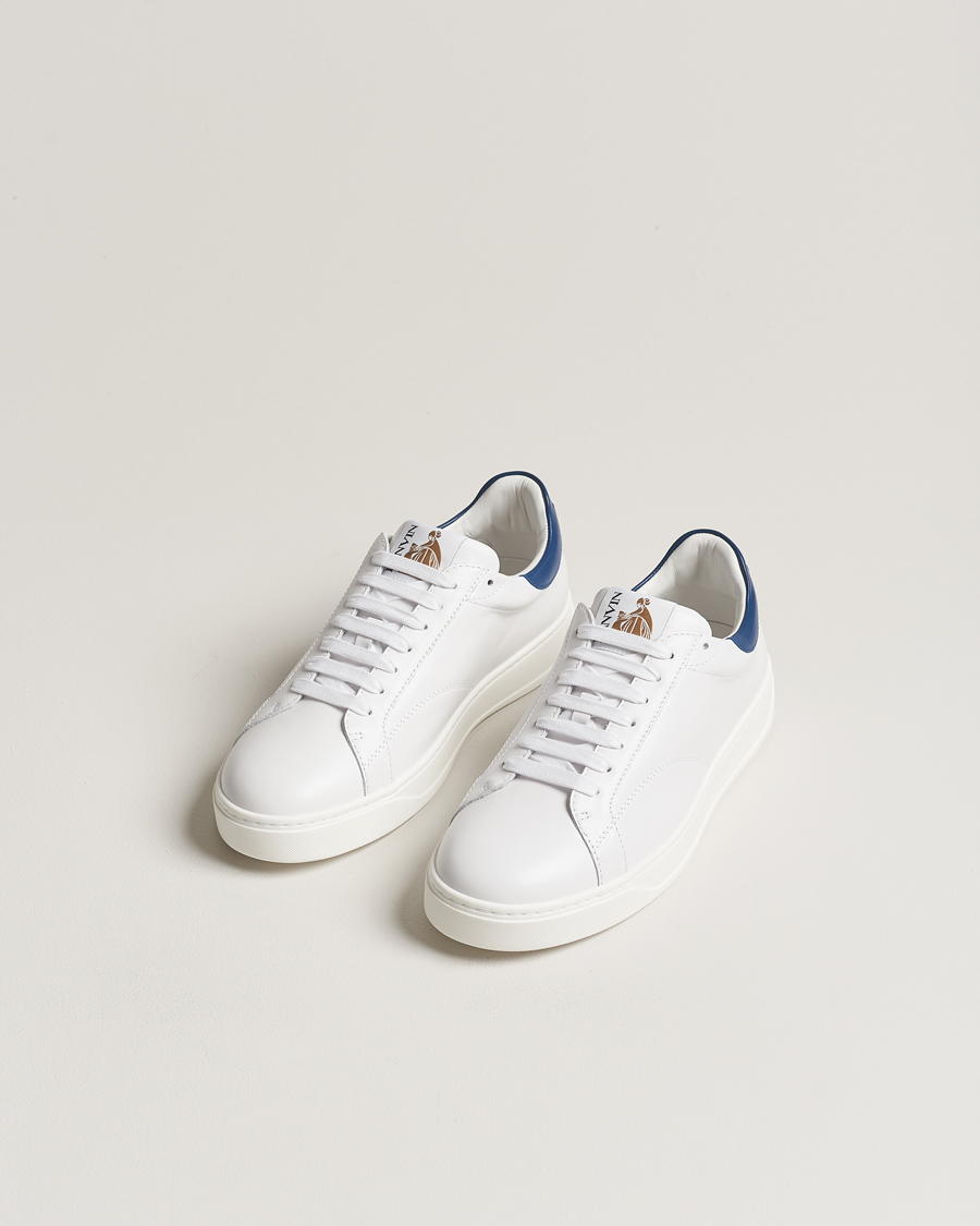 Herre | Lanvin DBB0 Sneakers White/Navy | Lanvin | DBB0 Sneakers White/Navy