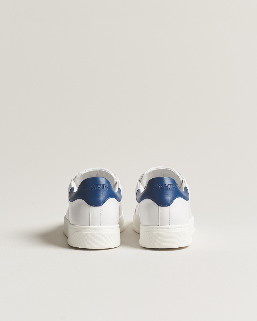 Herre | Lanvin DBB0 Sneakers White/Navy | Lanvin | DBB0 Sneakers White/Navy