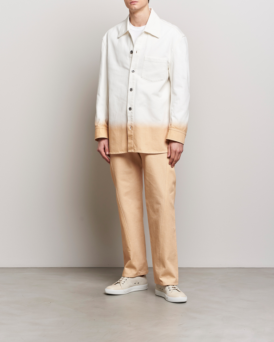 Herre | Skjorter | Lanvin | Degrade Effect Overshirt Vanilla