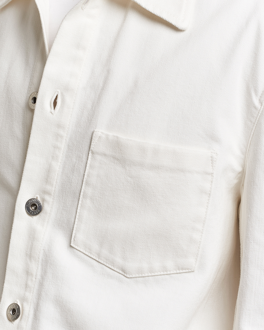 Herre | Skjorter | Lanvin | Degrade Effect Overshirt Vanilla