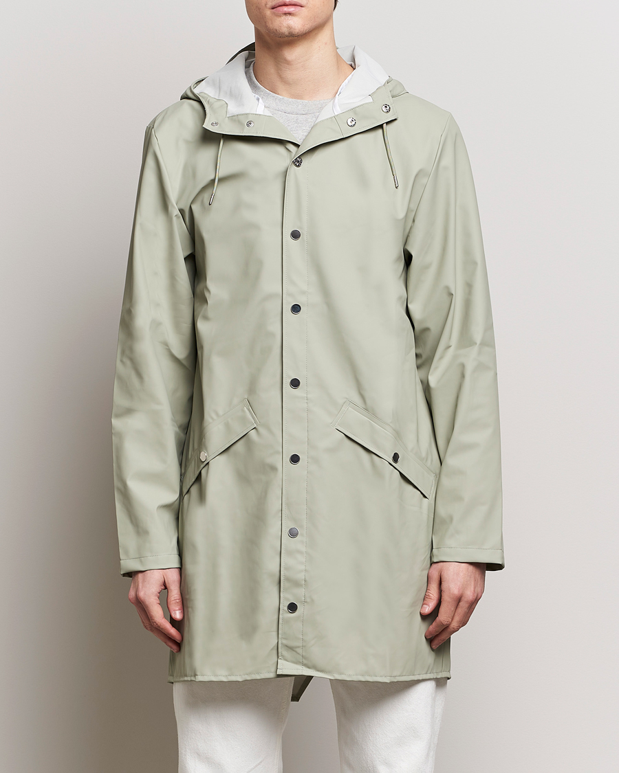 Herre | Møt Regnet Med Stil | RAINS | Long Jacket Earth