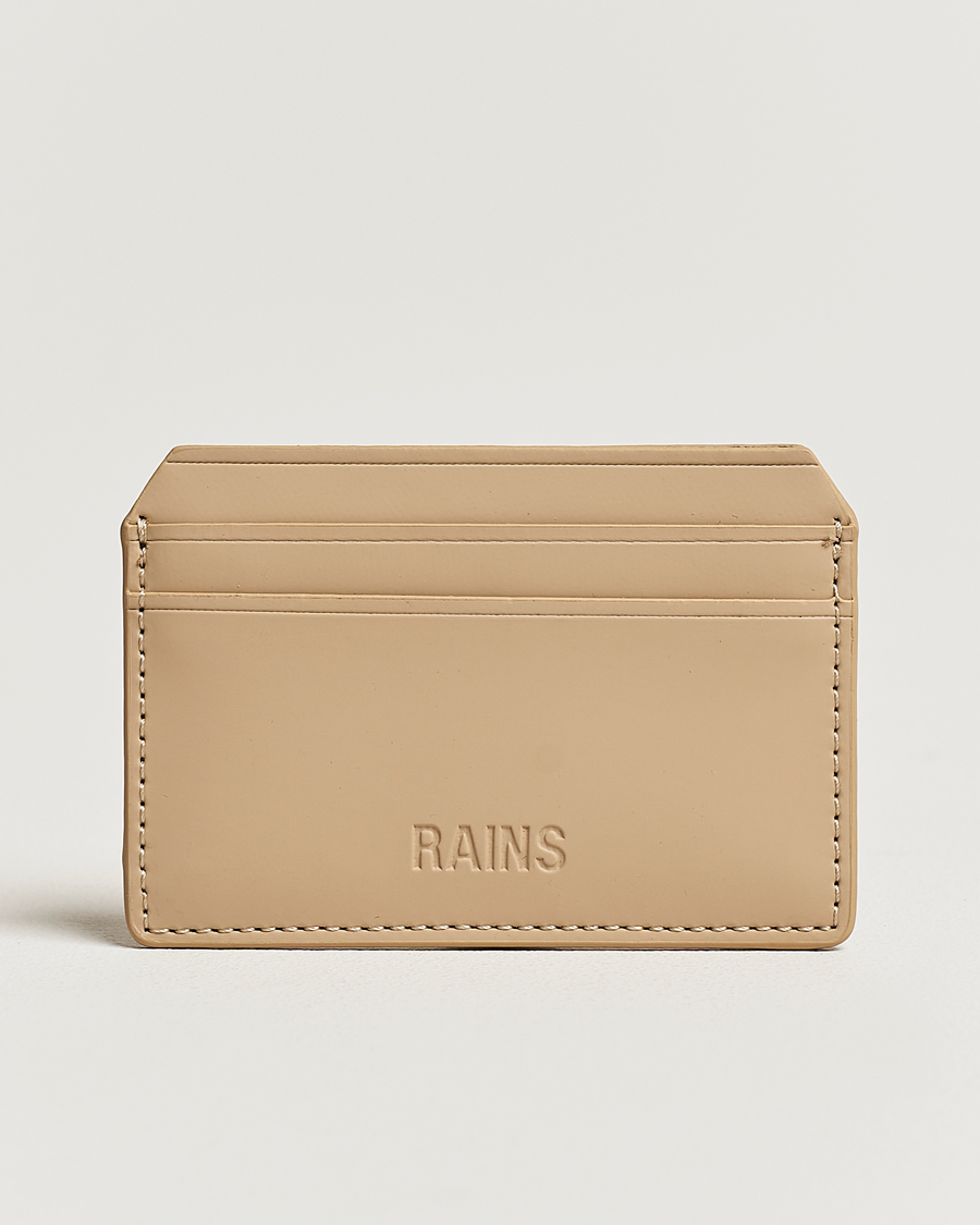Herre | RAINS Card Holder Sand | RAINS | Card Holder Sand