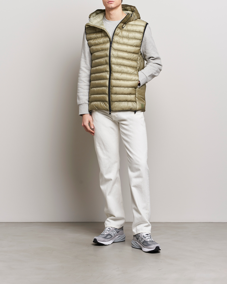 Herre | Jakker | RAINS | Kaunas Hybrid Hooded Vest Earth