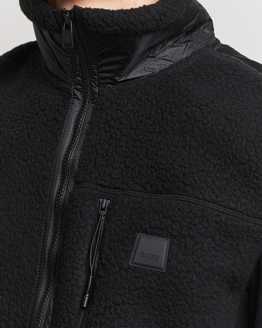 Herre | Gensere | RAINS | Yermo Fleece Vest Black