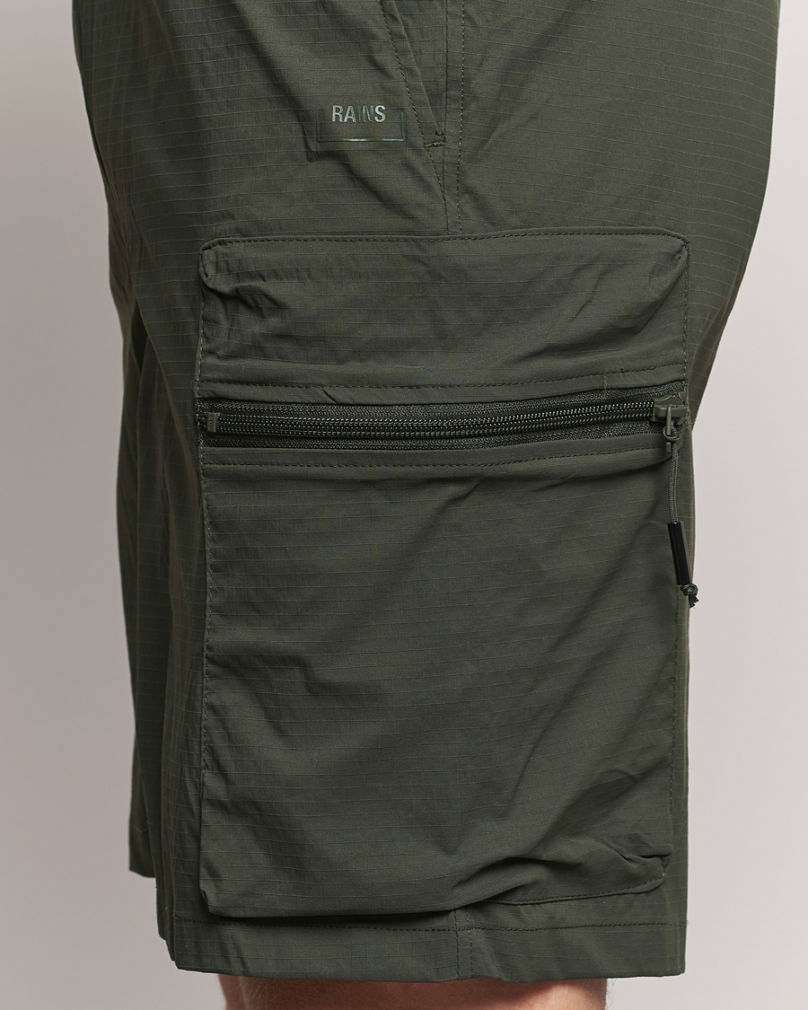 Herre | Shorts | RAINS | Tomar Ripstop Cargo Shorts Green