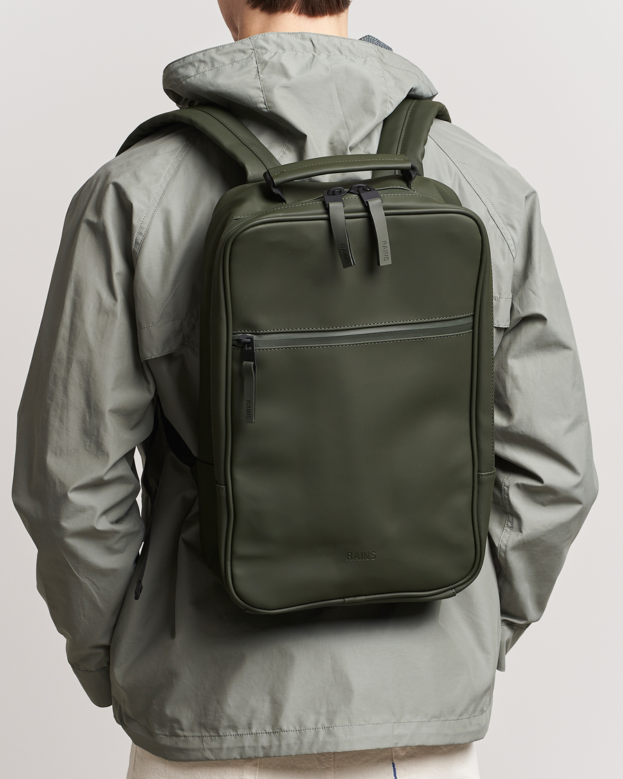 Herre | Lojalitetstilbud | RAINS | Book Backpack Green