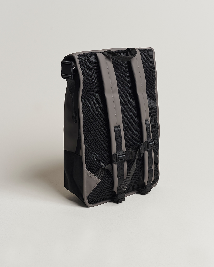 Men |  | RAINS | Trail Rolltop Backpack Grey