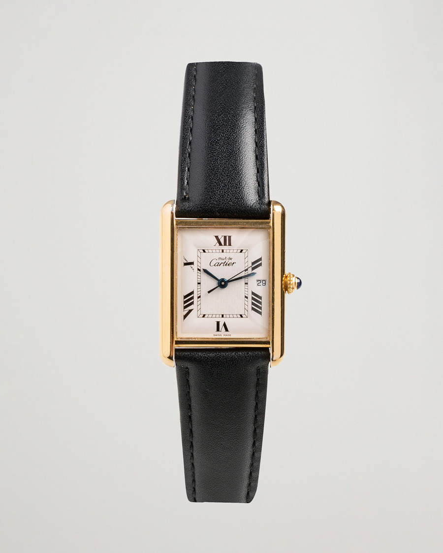 Herre | Cartier Pre-Owned Tank Must XL 2413 Gold | Cartier Pre-Owned | Tank Must XL 2413 Gold