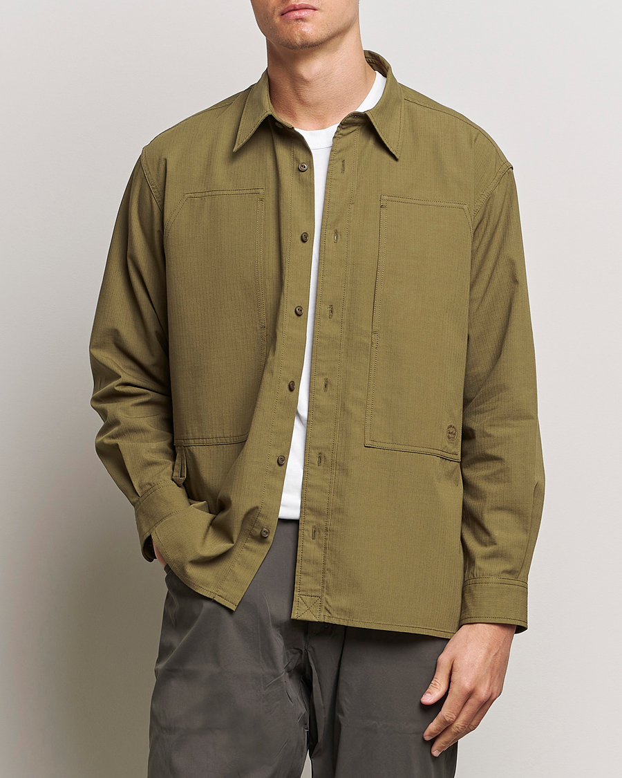 Herre | Skjorter | Snow Peak | Takibi Light Ripstop Overshirt Khaki