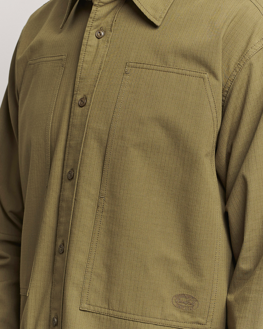 Herre | Skjorter | Snow Peak | Takibi Light Ripstop Overshirt Khaki