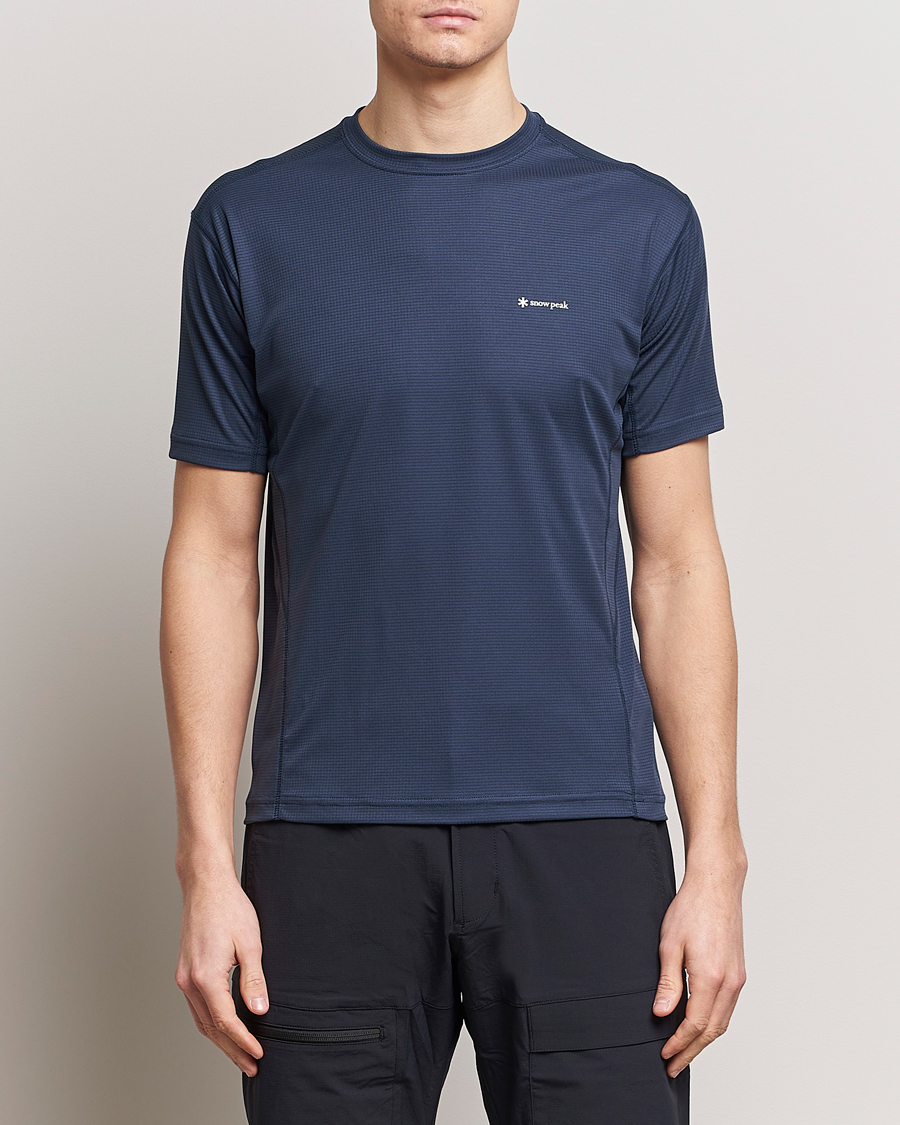 Herre | Kortermede t-shirts | Snow Peak | PE Power Dry T-Shirt Navy