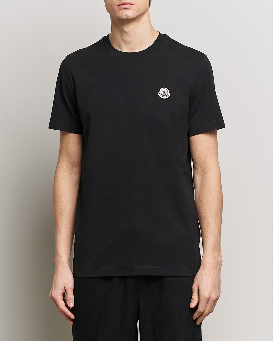Herre | Kortermede t-shirts | Moncler | 3-Pack T-Shirt Black