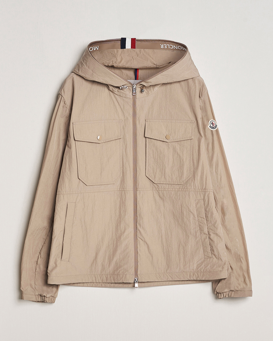Herre | Jakker | Moncler | Plessur Hooded Field Jacket Beige
