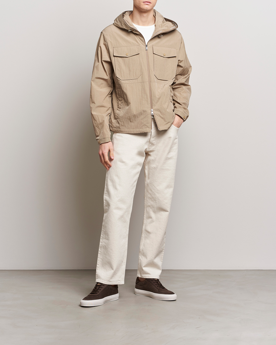 Herre | Jakker | Moncler | Plessur Hooded Field Jacket Beige